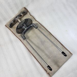 Carve-ette Carving Meat Fork Silverplated Handle Stainless Steel 8.75" Vintage